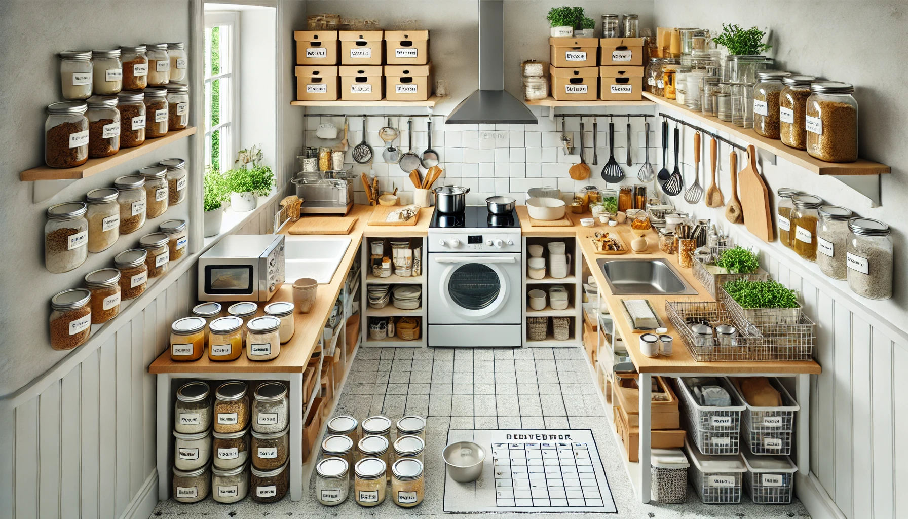 Como montar uma cozinha funcional para produção de alimentos em casa